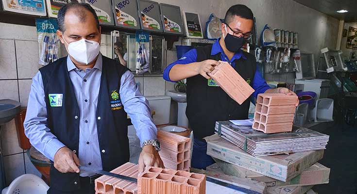 Ipem-AM e Procon-AM iniciam operação ‘Construção Segura’ em comércios de Manaus