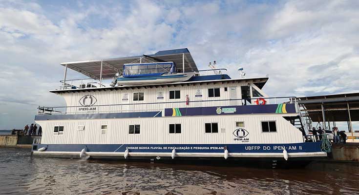 Unidade Básica Fluvial de Fiscalização do Ipem-AM