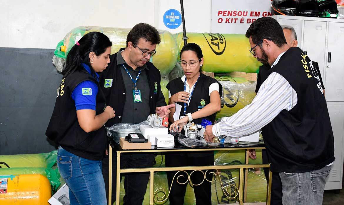 Componentes do sistema de Gás Natural Veicular