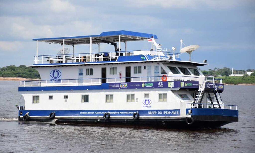 Embarcação premiada do Ipem-AM